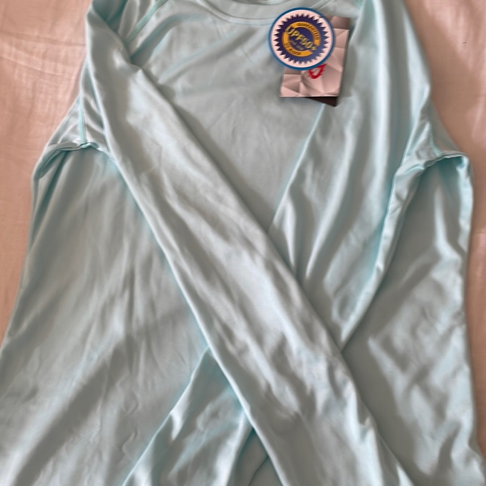 Teal Laureate Crew Neck Baselayer